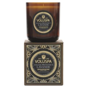 Cвеча в темном стекле VOLUSPA - ATELIER PROVENCE LAVANDE