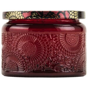 Маленькая свеча в ажурном стекле VOLUSPA - GOJI TAROCCO ORANGE