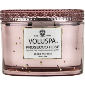 Парфюмированная свеча с двумя фитилями VOLUSPA - PROSECCO ROSE