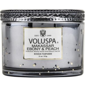 Парфюмированная свеча с двумя фитилями VOLUSPA - MAKASSAR EBONY & PEACH