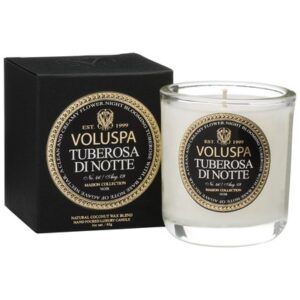 Свеча в стекле VOLUSPA - TUBEROSA DI NOTTE
