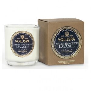Свеча в стекле VOLUSPA - ATELIER PROVENCE LAVANDE