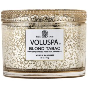 Парфюмированная свеча с двумя фитилями VOLUSPA - BLOND TABAC