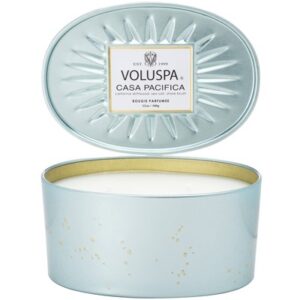 Овальная свеча с двумя фитилями VOLUSPA - CASA PACIFICA