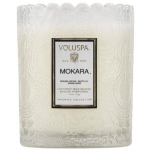 Свеча в ажурном стекле VOLUSPA - MOKARA