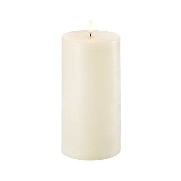 LED свеча Pillar candle UYUNI Lighting 10,1x20 см Ivory