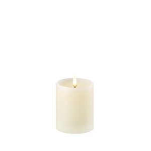 LED свеча Pillar candle with shoulder UYUNI Lighting 7,8x10 см Ivory