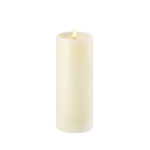 LED свеча Pillar candle with shoulder UYUNI Lighting 7,8x20 см Ivory