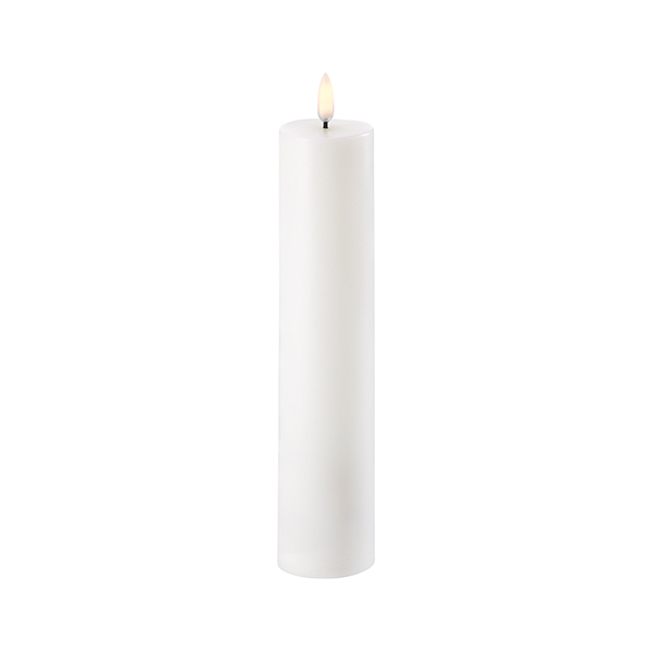 LED свеча Pillar candle UYUNI Lighting 5,8x22 см Nordic White