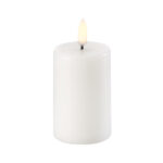LED свеча Pillar candle UYUNI Lighting 5х7,5 см Nordic White