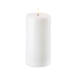 LED свеча Pillar candle UYUNI Lighting 10,1x20 см Nordic White