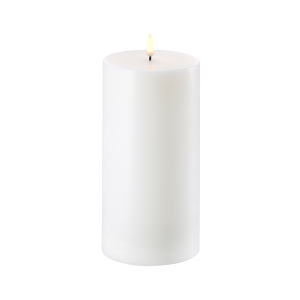 LED свеча Pillar candle UYUNI Lighting 10,1x20 см Nordic White